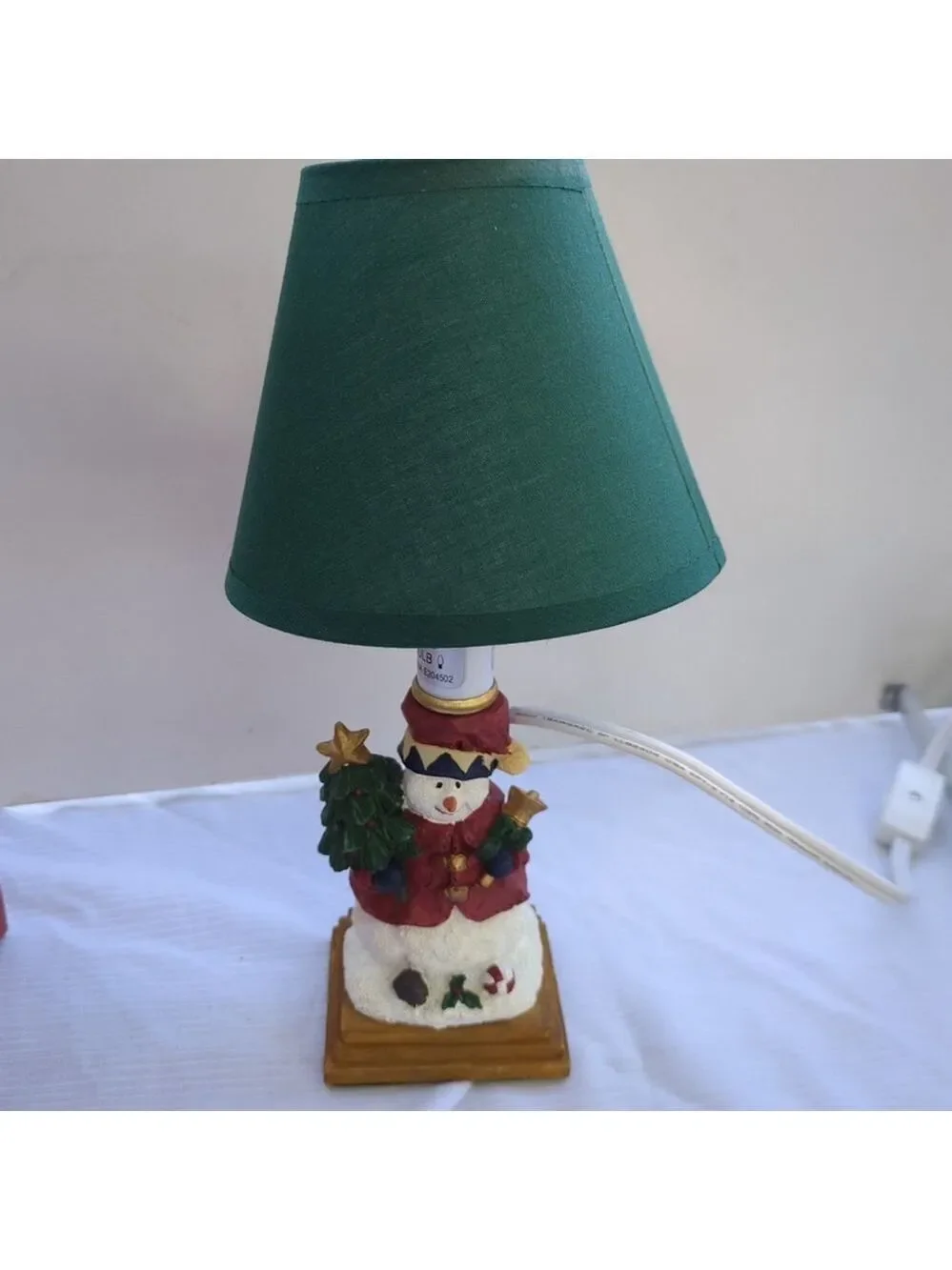 Welcome Home Home Again SNOWMAN Festive Christmas Night Light RARE NIB